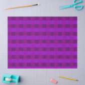 Plaid Print In Purple Custom 薄葉紙 (クラフト)
