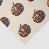 Plaid Pumpkin Halloween Tissue Paper 薄葉紙 (詳細)
