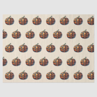 Plaid Pumpkin Halloween Tissue Paper 薄葉紙