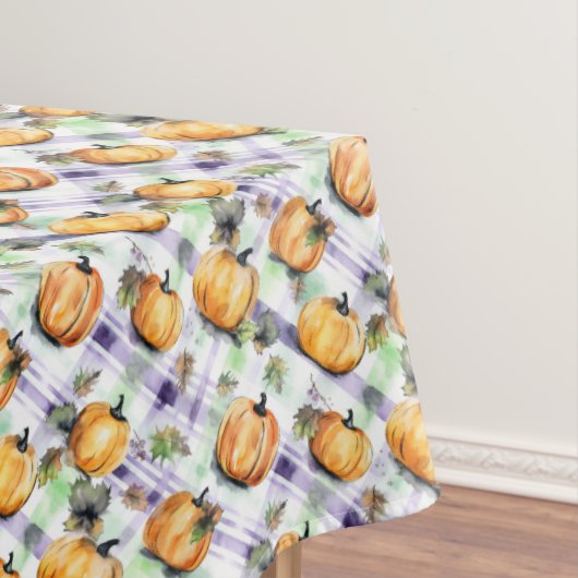 Plaid & Pumpkins テーブルクロス (インサイチュ)