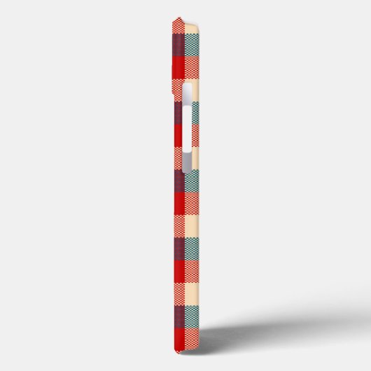 Plaid Red Blue Purple Cream 7写真 Case-Mate iPhoneケース (裏面 / 左)