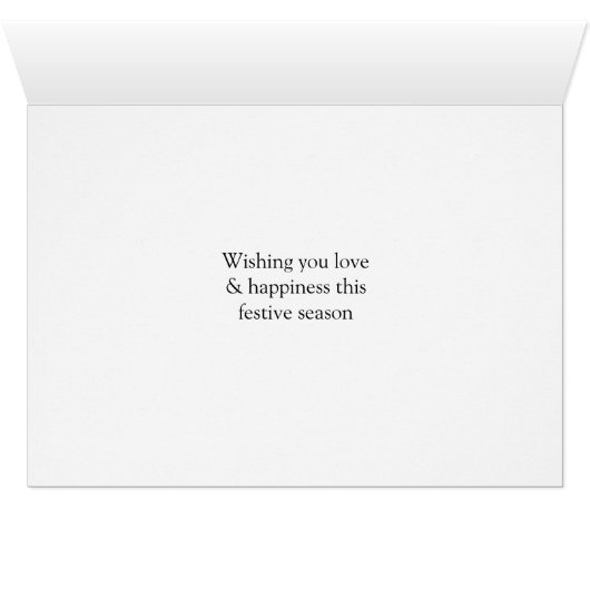 Plaid Red Christmas Trees Pattern Custom Photo (内部横(下))