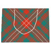 Plaid Rustic Classic Wilson Tartan ラージペーパーバッグ (正面)