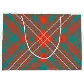 Plaid Rustic Classic Wilson Tartan ラージペーパーバッグ (裏面)