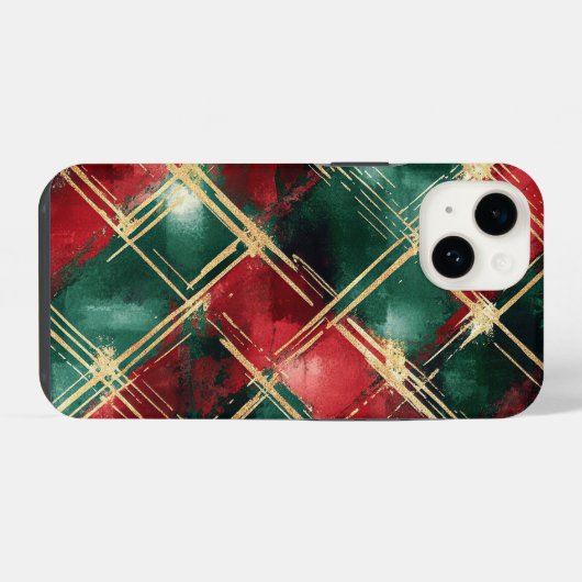 Plaid Samsung S4 phone case iPhoneケース (裏面横)