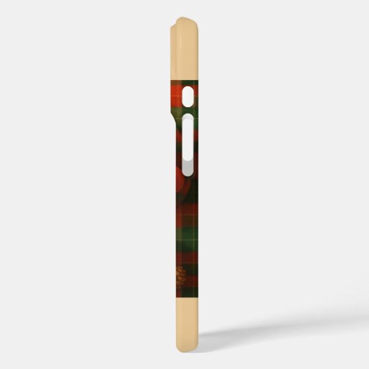 Plaid Santa Claus Christmas Design Case-Mate iPhoneケース (裏面 / 左)
