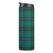 Plaid Scotish Clan Henderson Green Black Check タンブラー (回転右)