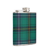 Plaid Scotish Clan Henderson Green Black Check フラスク (右)