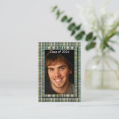 Plaid Senior Class of Change Current Year写真 コーリングカード (スタンド正面)