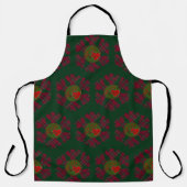 Plaid Snowflake Apron エプロン (正面)