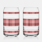 Plaid Soda Glass ガラス缶 (左)