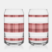 Plaid Soda Glass ガラス缶 (右)