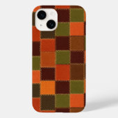 Plaid-style faux patchwork Case-Mate iPhoneケース (裏面)