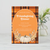 plaid teracottaトーン友情 招待状 (スタンド正面)