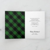 Plaid Tidings 3写真 | Green | シーズンカード (内部)
