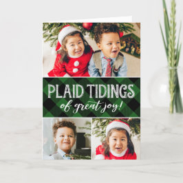 Plaid Tidings 3写真 | Green | シーズンカード