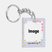 Plaid Violet Valentineフォトフィルムキーチェーン キーホルダー (正面左)