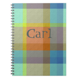 Plaid With Pattern  Notebook ノートブック