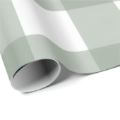Plaid Wrapping Paper (Green/White) ラッピングペーパー (ロールコーナー)