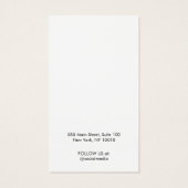 Plain任意のカラーイヤリングディスプレイカードにロゴを追加 (裏面)