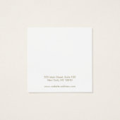 Plain Add Your Logo Necklace Braceletディスプレイカード (裏面)