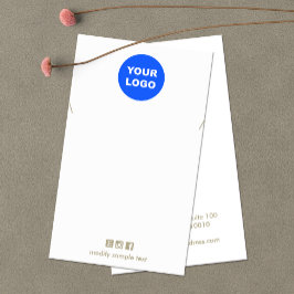 Plain Add Your Logo Necklace Braceletディスプレイカード