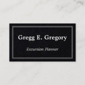 Plain & Basic Excursionプランナー名刺 名刺 (正面)