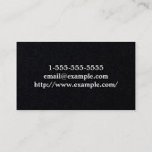 Plain & Basic Excursionプランナー名刺 名刺 (裏面)