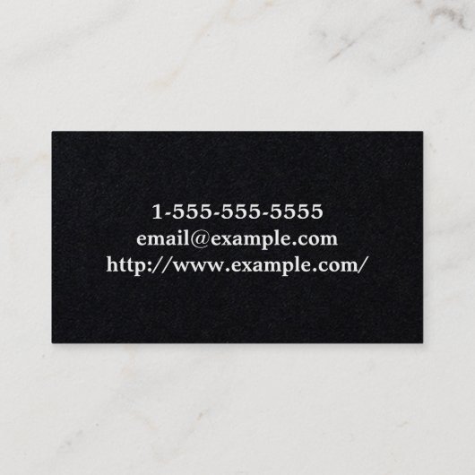 Plain & Basic Excursionプランナー名刺 名刺 (裏面)