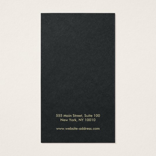 Plain Black  Add Your Logo Earring Display (裏面)