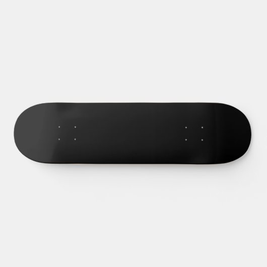 Plain Black Blank Skateboard スケートボード (横)