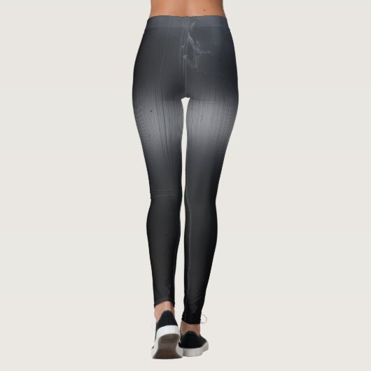 Plain Black Women Leggings –  EverydayComfort レギンス (裏面)