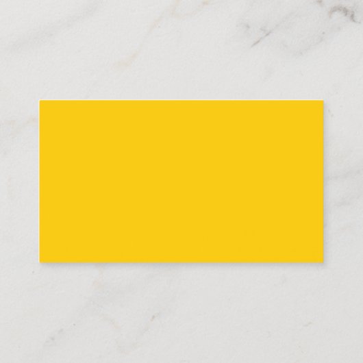 Plain Black & Yellow Terothic Business Card 名刺 (裏面)