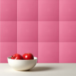 Plain color solid rosy watermelon pink タイル<br><div class="desc">Plain color solid rosy watermelon pink design.</div>