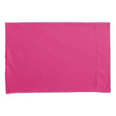 Plain Dark Pink Pillowcases 枕カバー (正面右)
