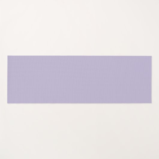 Plain dusty lavender solid color ヨガマット (正面(横))