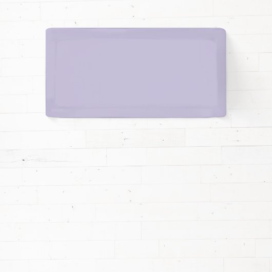 Plain dusty lavender solid color 横断幕 (インサイチュ)