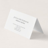 Plain Fitness Trainer Sport Modern Minimalist  名刺 (裏面)