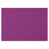 Plain floral pattern retro burgundy テーブルクロス (正面(横))