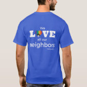 Plain Front Love Our Neighbors v2 Tシャツ (裏面)