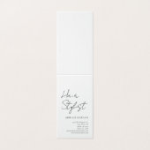 Plain Hair Stylist Modern Minimalist Elegant 名刺 (外部フラット)