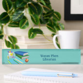 Plain Librarianエレガント School Online デスクネームプレート