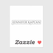 Plain Minimalist Professional Modern シール (シート)