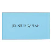 Plain Minimalist Professional Modern 名札 (正面)