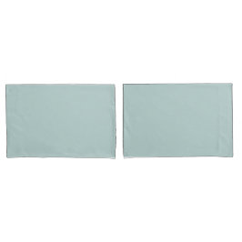Plain Mint Green Pair of Pillowcases 枕カバー