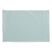 Plain Mint Green Pair of Pillowcases 枕カバー (裏面-右)