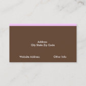 Plain Monogram名刺 名刺 (裏面)