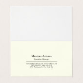 Plain Professional Modern Minimalist 名刺 (外部フラット)