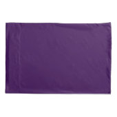 Plain Purple Pair of Pillowcases 枕カバー (裏面-左)