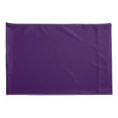 Plain Purple Pair of Pillowcases 枕カバー (裏面-右)